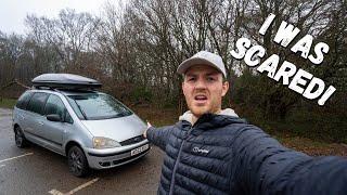 Stealth Car Camping in WOODLAND AREA!