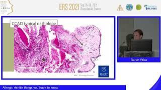 ERS Thessaloniki 2021,Allergic rhinitis things you have to know, Sarah Wise