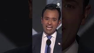 Vivek Ramaswamy took the stage at the RNC night two