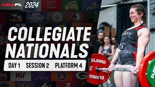 2024 USAPL Collegiate Nationals  |  Day 1 - Session 2 - Platform 4 | F-EQ 56-60 kg