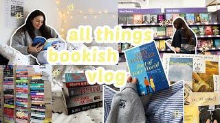 doing all things bookish VLOG | current reads, book shopping, book haul & more!! 