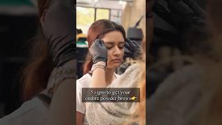 Avneet Getting Her Ombre Powder Eyebrows Done  #avneetkaur #newreel