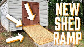 DIY Shed Ramp