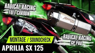 Aprilia SX 125 Bj 2021 Auspuff Montage / Soundvergleich | Radical Racing Supermoto / GP Pro