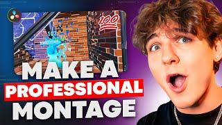 Edit PROFESSIONAL Fortnite Montages for FREE! | Davinci Resolve Tutorial (2024)