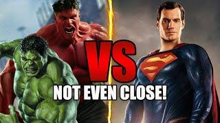 Can Hulk and Red Hulk Defeat Superman?