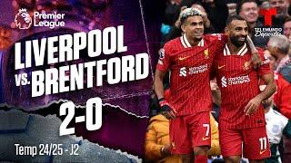 Highlights & Goles: Liverpool vs. Brentford 2-0 | Premier League | Telemundo Deportes