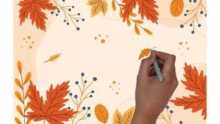 Autumn Background Drawing Art new Picture