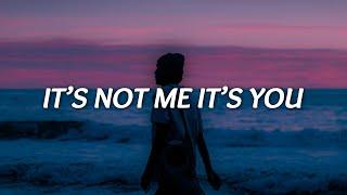 mazie - it's not me (it's u) (Lyrics)