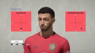 Bruno Fernandes FIFA 20 and 21 Pro clubs look alike tutorial | Manchester united | Portugal |