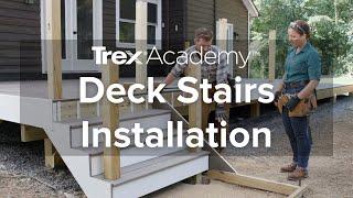 How to Build Deck Stairs | Trex Academy