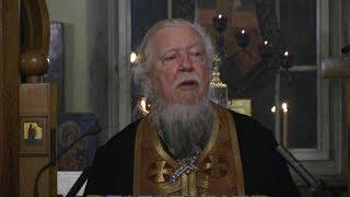 Протоиерей Димитрий Смирнов. Проповедь о Кресте Христовом, благодарности Богу и христианской жизни
