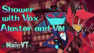 【ASMR】 Hazbin men walk in on your showers 「Alastor, Val, and Vox x Listener Audio」