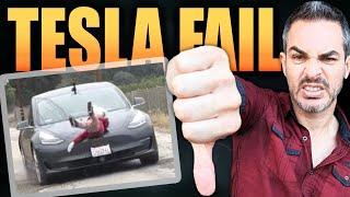 TESLA CRITIC Reacts to Tesla's Self-Driving Failure