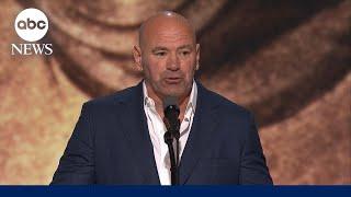 UFC CEO Dana White introduces Trump at RNC