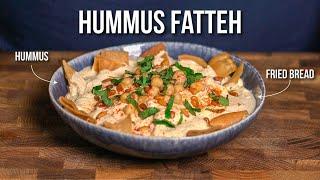 Hummus but make it a main - Hummus Fatteh