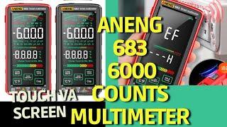 ANENG 683 CATIII600V,VA TOUCH SCREEN 6000 COUNTS MULTIMETER