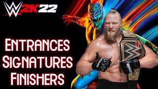 WWE 2K22 Entrances/Signatures/Finishers: Brock Lesnar