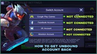 HOW TO RETRIEVE LOST ACCOUNT IN MOBILE LEGENDS