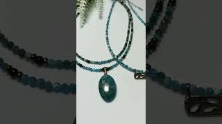 Чокеры из апатита #choker #jewelry #handmadedecoration #handmade