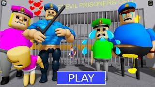 ️LOVE Prison Mode! Police Family in BARRY'S PRISON RUN! New Funny Obby (#Roblox)