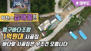 (빅찬스 급매물) 영구바다조망 1억원대 시골집 / 바다앞 시골집은 무조건 오릅니다 / 대부도부동산/대부도임소장/3090부동산/(매물번호 1054)