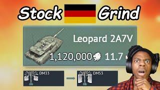 Grind German Tech Tree,But Using Stock Leopard 2A7V