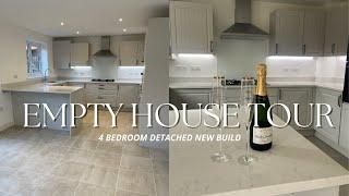 EMPTY HOUSE TOUR| 4 BEDROOM DETACHED NEW BUILD| Katie Peake