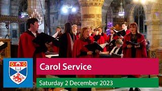 University of St Andrews Carol Service - Saturday 2 December 2023