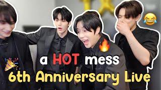 6 minutes of TXT being a HOT mess on their 6th Anniversary live