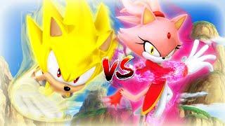 SONIC VS BLAZE IN A MUGEN FIGHT