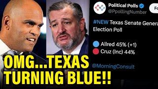 WOW! GOP Losing CONTROL in TEXAS…Allred BEATING Cruz?!!