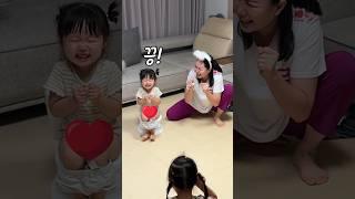 삼둥이 배변훈련 한명씩 실습하기