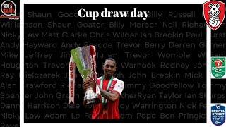 Cup draw day