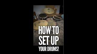 How To Set Up Your Drums PART 1