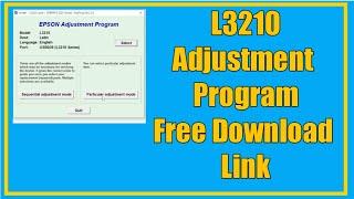 L3210 Adjustment program free download link #l3210resetter #l3210counter #newprintermyanmar