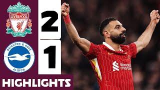 Liverpool 2-1 Brighton | Goals & Extended Highlights | premier league 2024/2025