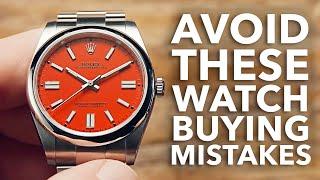 5 Beginner Watch Buying Mistakes to AVOID