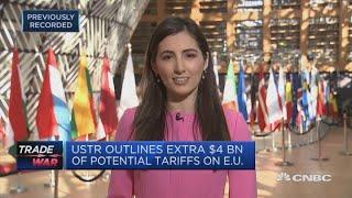 US proposes tariffs on $4 billion of EU goods | Squawk Box Europe