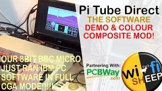 8-Bit BBC Micro Running IBM PC CGA software - Pi Tube Direct Co-Pro part 2