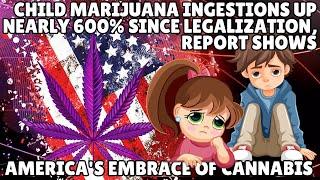 America’s Embrace of Marijuana has changed quickly.  Child marijuana ingestions up nearly 600%