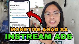 PARA MAMONETISE SA INSTREAM ADS GAWIN MO TO!