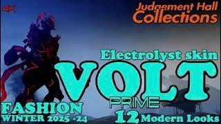 Volt Prime fashion Electrolyst skin Warframe Winter 2025 /24 Art-Fashion