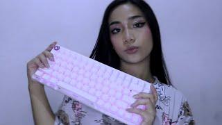 1 Minute ASMR ︎ 𝐛𝐮𝐢𝐥𝐝𝐢𝐧𝐠 𝐦𝐲 𝐟𝐢𝐫𝐬𝐭 𝐦𝐞𝐜𝐡𝐚𝐧𝐢𝐜𝐚𝐥 𝐤𝐞𝐲𝐛𝐨𝐚𝐫𝐝