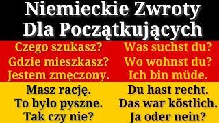 Zwroty do Nauki Języka Niemieckiego - Niemieckie Zdania do Słuchania - Niemiecki dla Początkujących