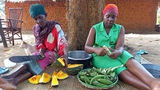 Cooking African Traditional Food for Dinner