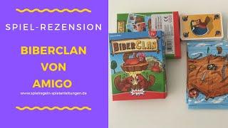 Spielrezension - Kartenspiel Biberclan von Amigo + Spielbeschreibung & Spielregeln