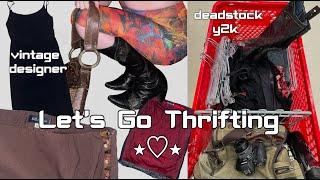 Come Thrift with Me | thrifted my first designer piece !!