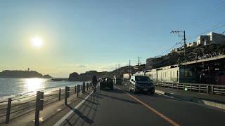 [ Driving Japan ] The small Miura Peninsula near Tokyo. 2023/Oct/16 Mon 9:20. Enoshima Kamakura 三浦半島
