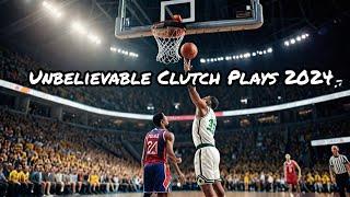 #nba #basketball || Most Top -10 Incredible Clutch Moments of 2024 Regular Season |T.O NBA